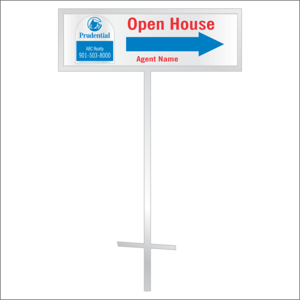 8x24 Personalized Directional Panel - D5 (2-color)