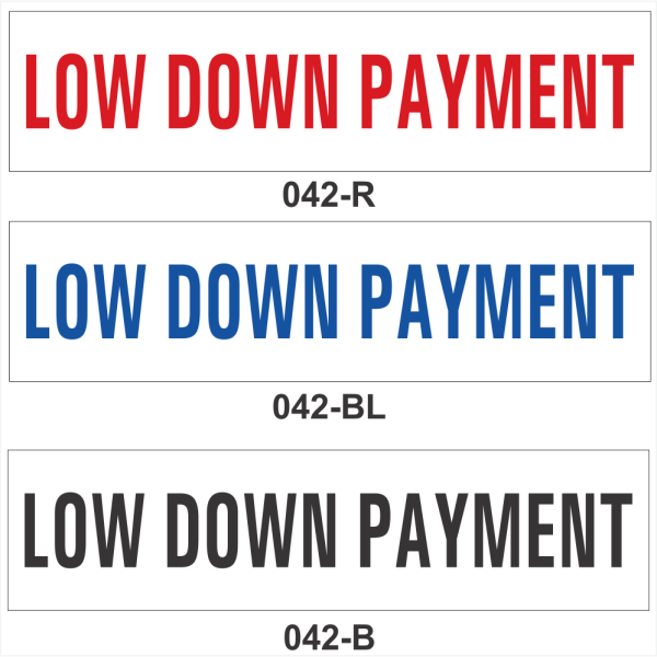LOW DOWN PAYMENT (SRID-042)