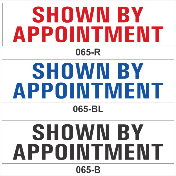 SHOWN BY APPOINTMENT (SRID-065)