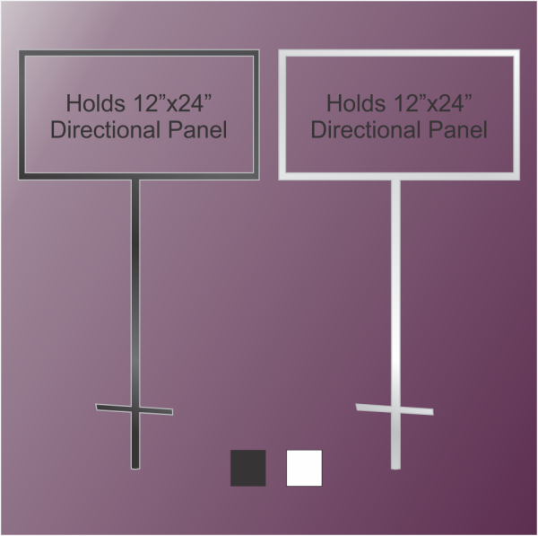 12x24 Directional Stand